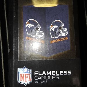 NFL Denver Broncos Flameless Candles